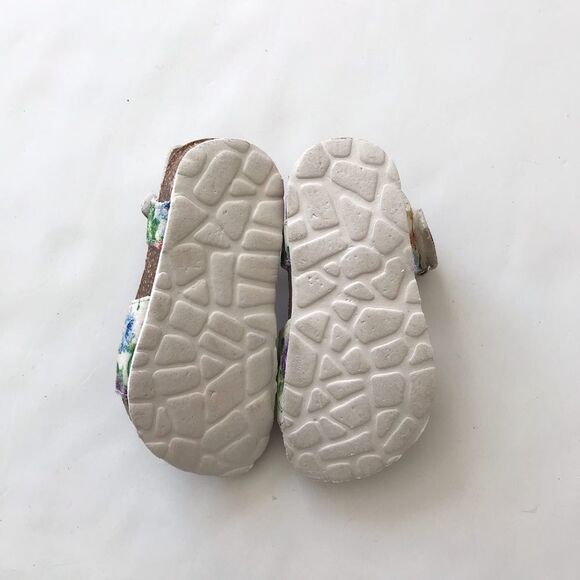 Giulia Palai floral sparkles sandals EUC size 8-9 - Picture 7 of 7